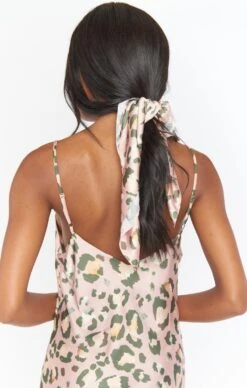 Show Me Your Mumu Georgia Bandana ~ Pink Cheetah Girl Silky