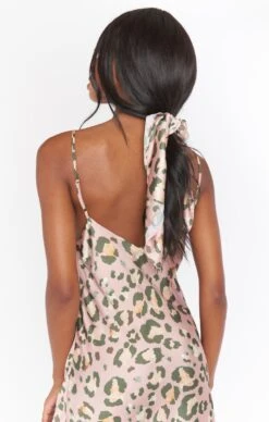 Show Me Your Mumu Georgia Bandana ~ Pink Cheetah Girl Silky -Show Me Your Mumu spring21 tori 8.712285