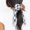Show Me Your Mumu Georgia Bandana ~ Check Me Black -Show Me Your Mumu spring21 tori 8.712392