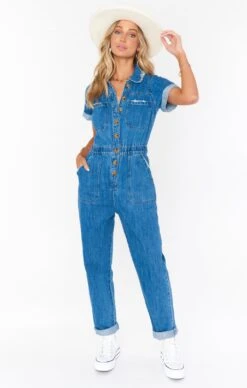 Show Me Your Mumu Cannon Jumpsuit ~ Endless Sea