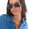 Show Me Your Mumu Banbè Eyewear The Kendall Sunglasses ~ Ivory Tort