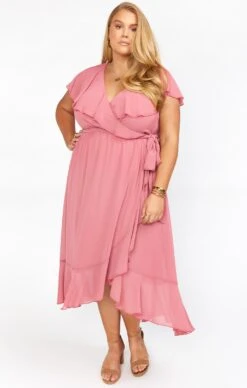 Show Me Your Mumu Jess Ruffle Midi Dress ~ Sunset Rose Chiffon -Show Me Your Mumu springbridal meggolexa 11.1943543 9270f62d 36c2 4faa 8a30 b76c1d85fa5a