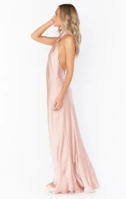 Show Me Your Mumu Jasmine Halter Maxi Dress ~ Rose Gold Luxe Satin -Show Me Your Mumu springbridal resortswim bri 11.2028016 Edit