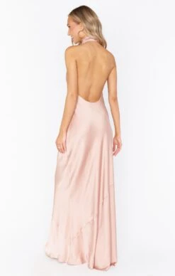 Show Me Your Mumu Jasmine Halter Maxi Dress ~ Rose Gold Luxe Satin -Show Me Your Mumu springbridal resortswim bri 11.2028022 Edit