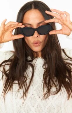 Show Me Your Mumu Banbè Eyewear The Alessandra Sunglasses ~ Black & Smoke -Show Me Your Mumu su21 emilyjudah 9.270341