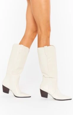 Show Me Your Mumu Matisse Stella Tall Boot ~ Bone