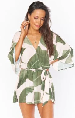 Show Me Your Mumu Lo Romper ~ Queen Palms
