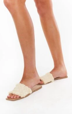 Show Me Your Mumu Billini Ishka Fringe Slides ~ Cream Woven -Show Me Your Mumu subridal bricourtney 3.86157