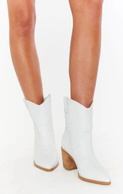 Show Me Your Mumu Billini Nayli Western Bootie ~ White -Show Me Your Mumu subridal bricourtney 3.86206