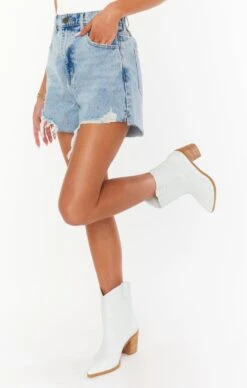 Show Me Your Mumu Billini Nayli Western Bootie ~ White