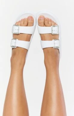 Show Me Your Mumu J Slides Simply Eva Pool Slide ~ White -Show Me Your Mumu summer21reshoots swim erynsofia54700