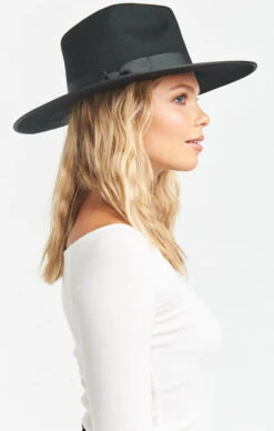 Show Me Your Mumu Lack Of Color Noir Rancher Hat ~ Black -Show Me Your Mumu sweaters bridal jordan 9.50097