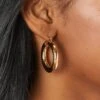 Show Me Your Mumu LUV AJ X SIVAN AYLA Havana Hoop Earrings ~ Gold -Show Me Your Mumu sydni blake giftshopnovember 10.2223059