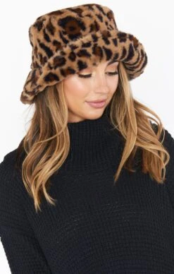 Show Me Your Mumu Kya Furry Bucket Hat ~ Leopard -Show Me Your Mumu sydni blake giftshopnovember 10.2223821