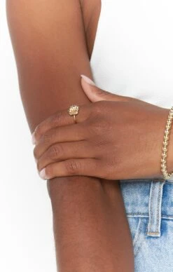 Show Me Your Mumu Ki.ele Jewelry Aloha Hibiscus Ring ~ 14K Gold -Show Me Your Mumu sydnilexa 8.1813845