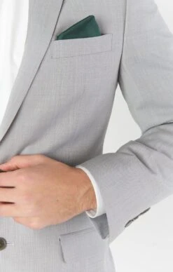 Show Me Your Mumu Sam Pocket Square ~ Emerald Green Solid