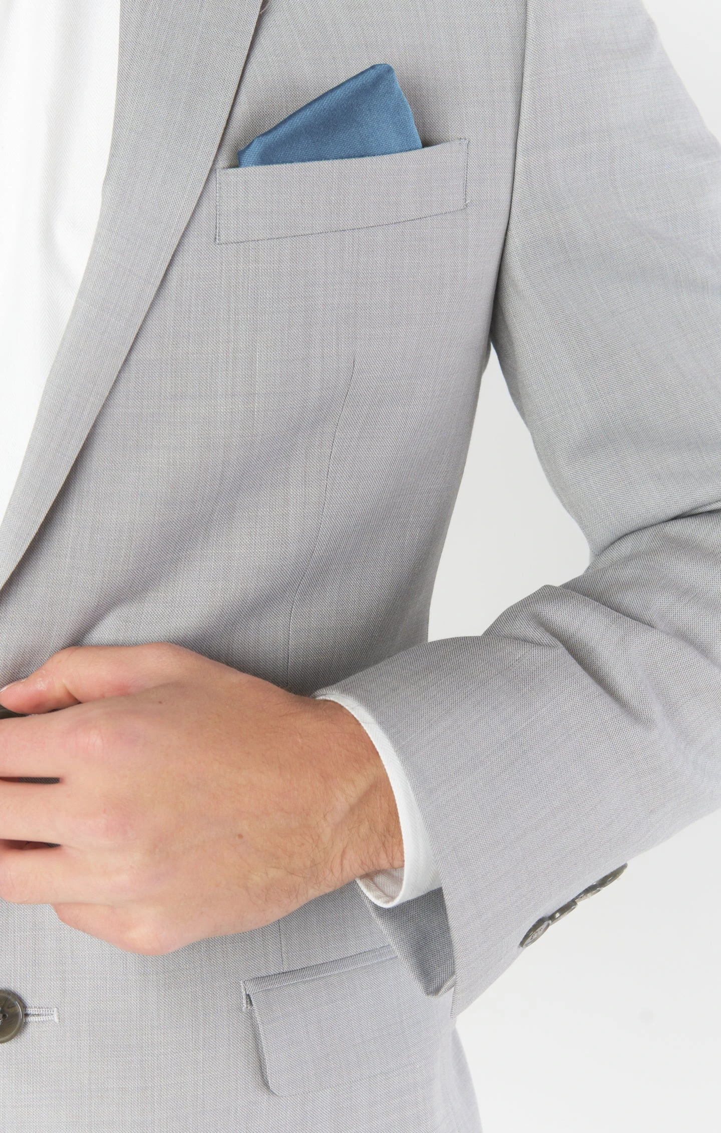 Show Me Your Mumu Sam Pocket Square ~ Slate Blue Solid 3 Show Me Your Mumu Sam Pocket Square ~ Slate Blue Solid