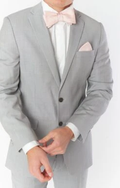 Show Me Your Mumu Josh Bow Tie ~ Dusty Blush Linen -Show Me Your Mumu tiebar 12.626718