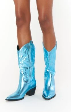 Show Me Your Mumu Billini Danilo Western Boot ~ Ice Blue -Show Me Your Mumu torijudah 2.736092