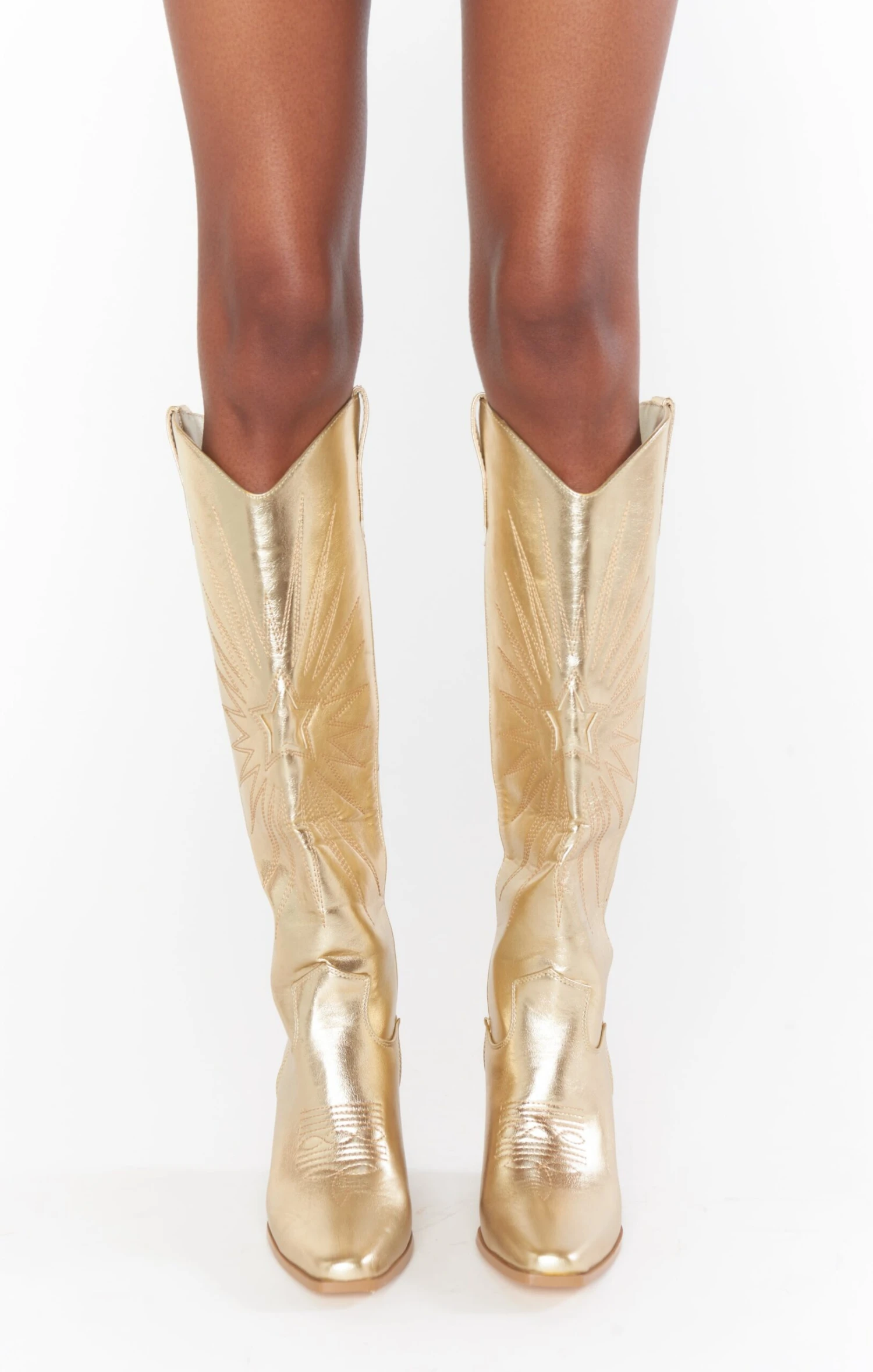 Show Me Your Mumu Billini Constance Western Boot ~ Gold 5 Show Me Your Mumu Billini Constance Western Boot ~ Gold - Image 3