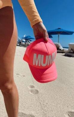 Show Me Your Mumu MUMU Trucker Hat ~ Neon Pink -Show Me Your Mumu truckhathand