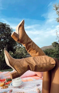 Show Me Your Mumu Billini Novena Western Boots ~ Camel