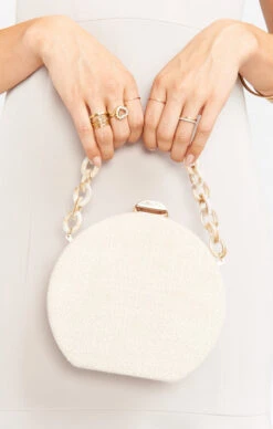 Show Me Your Mumu This Love Round Bag ~ Beige -Show Me Your Mumu winterbridal judahmeggo 9.126885