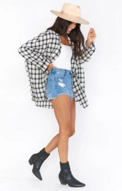 Show Me Your Mumu Lorolie Tunic ~ Check Me Black -Show Me Your Mumu winterbridal lexaemilty 9.114968