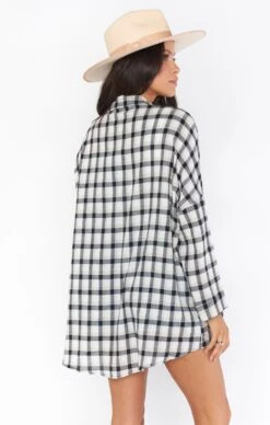 Show Me Your Mumu Lorolie Tunic ~ Check Me Black -Show Me Your Mumu winterbridal lexaemilty 9.114975